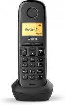 Gigaset A170 SINGLE - Basic Cordless Home Phone with Big Display and ECO DECT Technology - Black