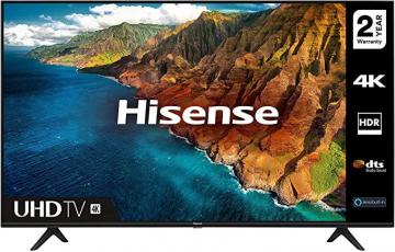 Hisense 50AE7000FTUK 50-inch 4K UHD HDR Smart TV, Black