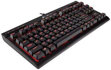 Corsair K63 Compact Mechanical Gaming Keyboard - Backlit Red LED - Linear & Quiet - Cherry MX Red