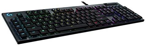 Logitech G815 LIGHTSYNC RGB Mechanical Gaming Keyboard with Low Profile GL Tactile key switch