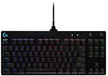 Logitech G PRO Mechanical Gaming Keyboard, Ultra Portable Tenkeyless Design, RGB Backlit Keys