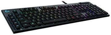 Logitech G815 LIGHTSYNC RGB Mechanical Gaming Keyboard, Clicky, Black