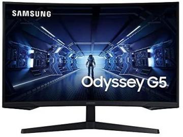 Samsung 32” Odyssey G5 Gaming Monitor, Black
