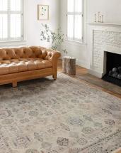Loloi II Hathaway Collection HTH-04 Beige Multi, Traditional Accent Rug, 2'-0" x 5'-0"