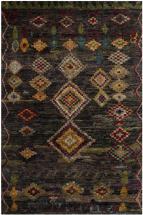 Safavieh Tangier Collection TGR652B Hand-Knotted Moroccan Boho Tribal Jute Area Rug, 4' x 6', Black