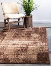 Unique Loom Autumn Collection Tonal Casual Vintage Rustic Area Rug, 9 x 12 ft, Brown/Beige