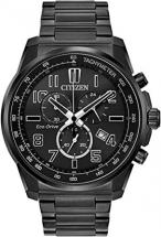 Citizen Men's Analog Eco-Drive Watch with Stainless Steel Strap AT2375-51H
