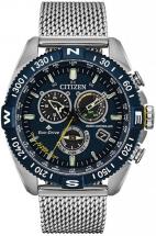 Citizen Men's Chronograph Eco-Drive Watch with Stainless Steel Strap CB5846-52L