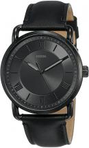 Fossil Men's Copeland Stainless Steel Quartz Watch with Leather Strap