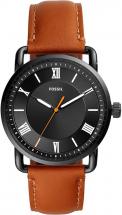 Fossil Men's Copeland Stainless Steel Quartz Watch with Leather Strap