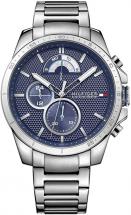 Tommy Hilfiger Mens Multi Dial Quartz Watch Decker with Stainless Steel Band