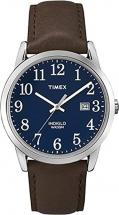 Timex Men's Easy Reader 38 mm Leather Strap Watch TW2P75900
