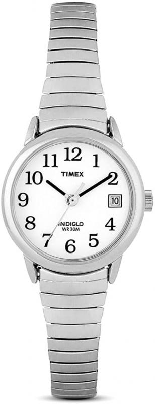 Timex Easy Reader 25 mm Women's Gold tone Stainless Steel Expansion Band Date Window Quartz Watch