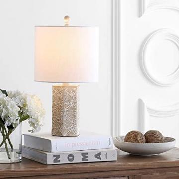 Safavieh Lighting Collection Eliseo Beige 19-inch Table Lamp