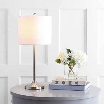 Safavieh Lighting Collection Westin Brush Nickel 26-33-inch Adjustable Table Lamp