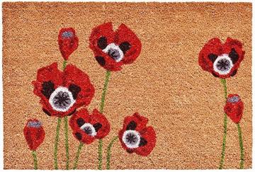 Calloway Mills Red Poppies Doormat