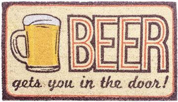 DII 29701 Beer Doormat, Multicolor