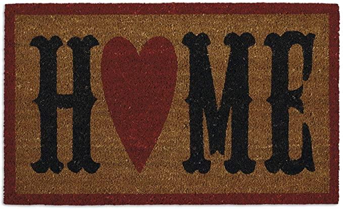 DII Natural Coir Doormat, Home Sweet Home Mat, Home, 18x30"