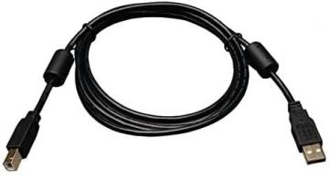 Tripp Lite USB 2.0 Hi-Speed A/B Cable with Ferrite Chokes (M/M) 6-ft. Black