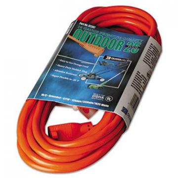 CCI Vinyl Outdoor Extension Cord, 25ft, 13 Amp, Orange