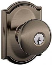 Schlage Lock Company F51APLY620CAM F51A Plymouth 620 CAM 16211 10027 Camelot Deco Rose Entry
