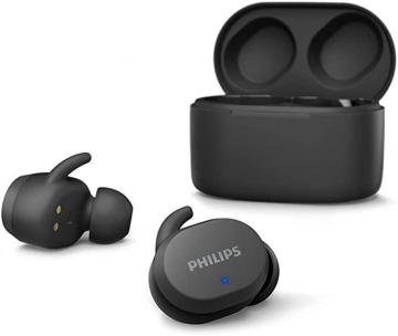 Philips TAT3216BK In Ear Earbuds, Touch Controls, Water Resistant, Bluetooth