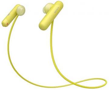 Sony WI-SP500 Wireless Sports Headphones with IPX4 Splash Proof - Yellow