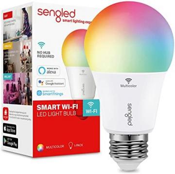 Sengled Smart Light Bulb, Color Changing Light Bulb, WiFi Smart LED A19 RGB Light Bulb