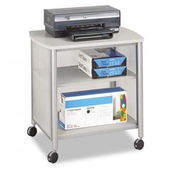 Safco Impromptu Machine Stand, One-Shelf, 26.25w x 21d x 26.5h, Gray