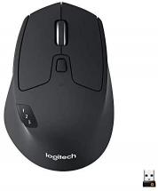 Logitech M720 Triathlon Multi-Device Wireless Mouse, Bluetooth, Black