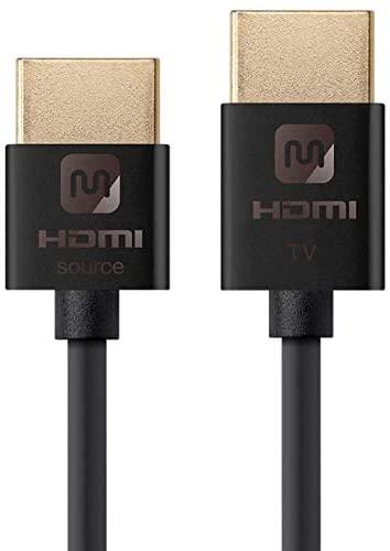 Monoprice 114196 HDMI High Speed Active Cable - 15 Feet - Ultra Slim Active Series