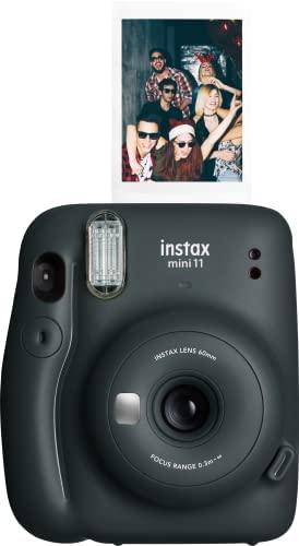 Fuji Fujifilm Instax Mini 11 Instant Camera, Charcoal Grey, 16654786