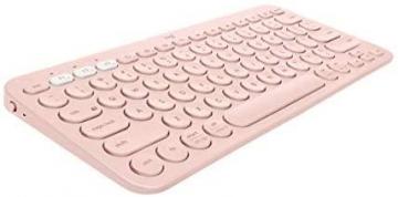 Logitech K380 Multi-Device Wireless Bluetooth Keyboard for Mac, Rose