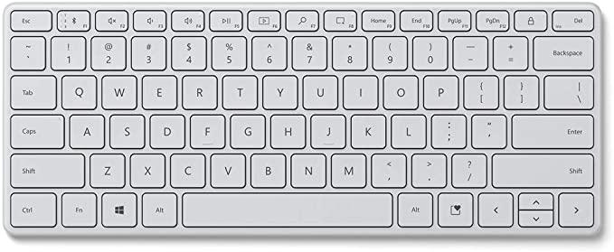 Microsoft 21Y-00034 Designer Compact Keyboard - White