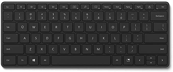 Microsoft 21Y-00004 Designer Compact Keyboard - Black ( UK Layout)