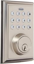 Honeywell BLE Electronic Entry Deadbolt with Keypad, Square Faceplate