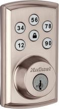 Kwikset SmartCode 888 Smart Lock Touchpad Electronic Deadbolt Door Lock,  Satin Nickel