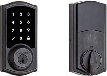Kwikset SmartCode 916 Traditional Smart Touchscreen Deadbolt Door Lock, Venetian Bronze