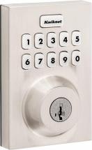 Kwikset Home Connect 620 Keypad Connected Smart Lock with Z-Wave Technology in Satin Nickel