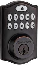 Kwikset SmartCode 914 Traditional Smart Lock Keypad Electronic Deadbolt Door Lock, Venetian Bronze