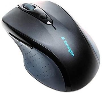 Kensington Pro Fit Full-Size Wireless Mouse, Black/Silver