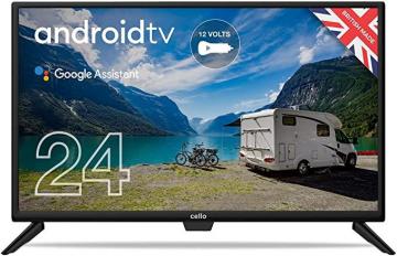 Cello ZRTG0242 Traveller 12 Volt 24” Smart Android TV with Freeview Play