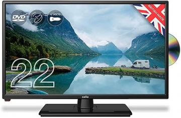 Cello ZRTMF0222 12 volt and mains 22 inch Traveller Caravan TV Freeview HD