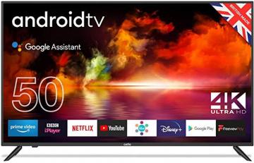 Cello ZK4-G0205 50 inch 4K Ultra HD Smart Android TV with Freeview Play