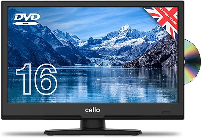 Cello ZSF0261 16" inch Full HD LED TV built in DVD Freeview HD