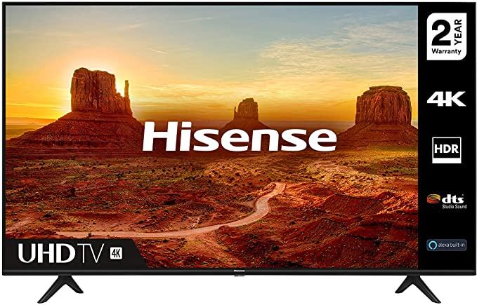 Hisense 43A7100FTUK 43-inch 4K UHD HDR Smart TV with Freeview play