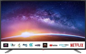 Sharp 2T-C42CG3KG2FB 42-Inch FHD LED Smart TV with Freeview Play, Black