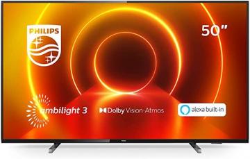 Philips 50PUS7805 50-Inch TV with Ambilight and Alexa