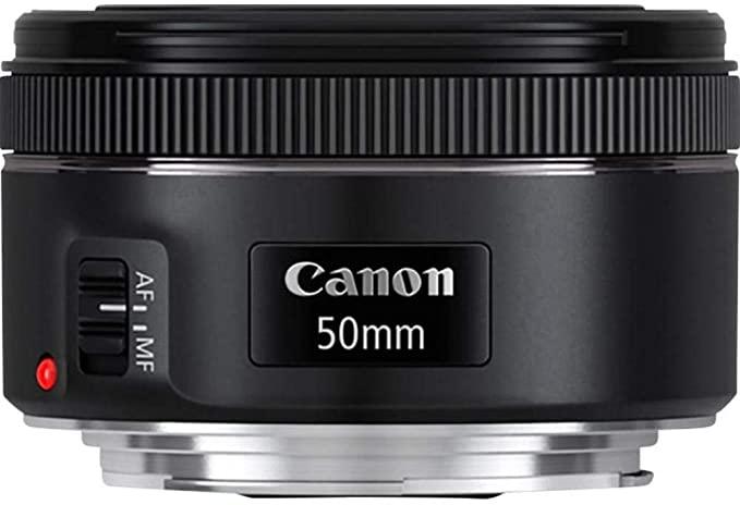 Canon EF 50 mm 1.8 STM Lens - Black