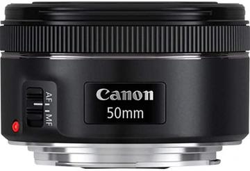 Canon EF 50 mm 1.8 STM Lens - Black
